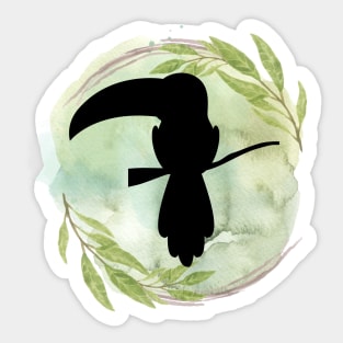 Toucan silhouette Sticker